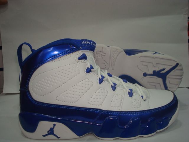 Air Jordan Retro 9 White University Blue,exclusive jordans,jordan space jam shoe trees,catalogo,-Air Jordan 9 Top Designer, -Air Jordan 9 New Trend, -Air Jordan 9 Large Collections
