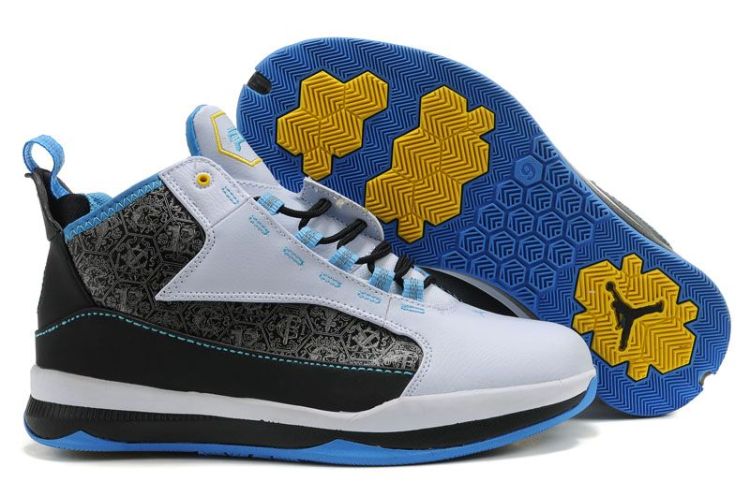 Air Jordan CP3 III White Black Blue Yellow,boys jordans,jordan shoes for,high-end,-Air Jordan CP3 Top Designer, -Air Jordan CP3 New Trend, -Air Jordan CP3 Large Collections