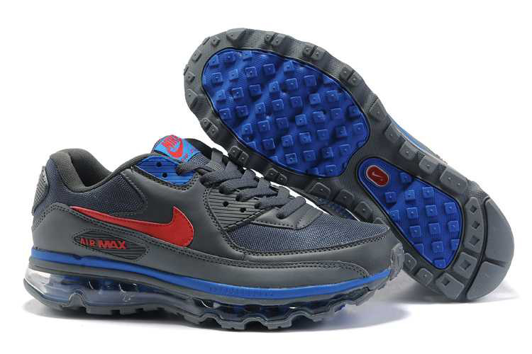 Nike Air Max 90 2010 Mens Carbon Gray Blue Red - Nike Enjoy,nike air max 95,discountable price,Nike-Nike-Nike Air Max 90 2010 Top Designer, Nike-Nike-Nike Air Max 90 2010 New Trend, Nike-Nike-Nike Air Max 90 2010 Large Collections