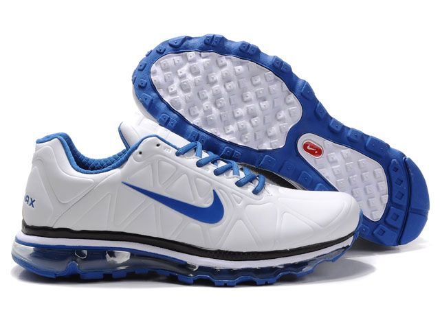 Nike Air Max 2012 Mens White Leather Blue Black - Nike Dealer,nike sales associate pay,coupon codes,Nike-Nike-Nike Air Max 2012 Top Designer, Nike-Nike-Nike Air Max 2012 New Trend, Nike-Nike-Nike Air Max 2012 Large Collections