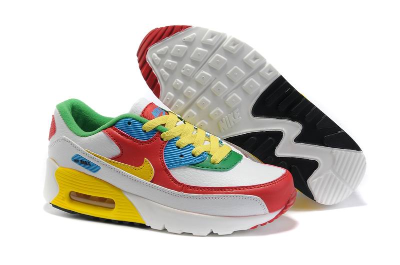 Nike Beautiful - Nike Air Max 90 Kids Red Yellow Green Blue,nike usa basketball,new collection,Nike-Kids-Kids Nike Air Max 90 Top Designer, Nike-Kids-Kids Nike Air Max 90 New Trend, Nike-Kids-Kids Nike Air Max 90 Large Collections