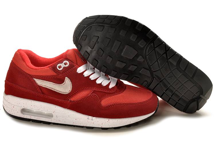 Nike Favoured - Nike Air Max 1 Womens Safari Red White Black,nike roshe 2 flyknit,Newest,Nike-Womens-Womens Nike Air Max 1 Top Designer, Nike-Womens-Womens Nike Air Max 1 New Trend, Nike-Womens-Womens Nike Air Max 1 Large Collections
