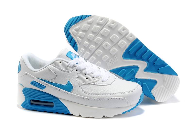 Nike Air Max 90 Kids White Royal Blue White - Nike Very Attractive,nike shoes for toddlers,Superior Quality,Nike-Kids-Kids Nike Air Max 90 Top Designer, Nike-Kids-Kids Nike Air Max 90 New Trend, Nike-Kids-Kids Nike Air Max 90 Large Collections