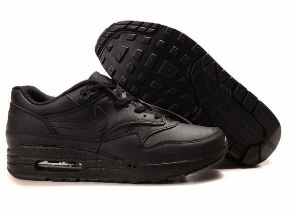 Nike Buy Online - Nike Air Max 1 Mens All Black Leather,nike air mag,unique,Nike-Nike-Nike Air Max 1 Top Designer, Nike-Nike-Nike Air Max 1 New Trend, Nike-Nike-Nike Air Max 1 Large Collections