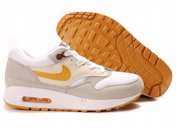 Nike Reliable Quality - Nike Air Max 1 Mens White Mesh Light Grey Yellow,nike clearance shoes,100% authentic,Nike-Nike-Nike Air Max 1 Top Designer, Nike-Nike-Nike Air Max 1 New Trend, Nike-Nike-Nike Air Max 1 Large Collections