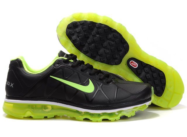 Nike Pretty And Colorful - Nike Air Max 2012 Mens Black Leather Green White,nike air,Authentic USA Online,Nike-Nike-Nike Air Max 2012 Top Designer, Nike-Nike-Nike Air Max 2012 New Trend, Nike-Nike-Nike Air Max 2012 Large Collections