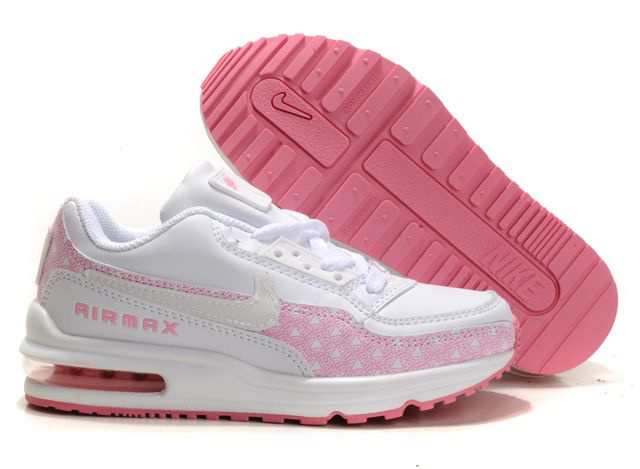 Nike Air Max LTD 1 Kids White Multicolor Hot Pink - Nike Very Good,nike huarache,designer fashion,Nike Top Designer, Nike New Trend, Nike Large Collections